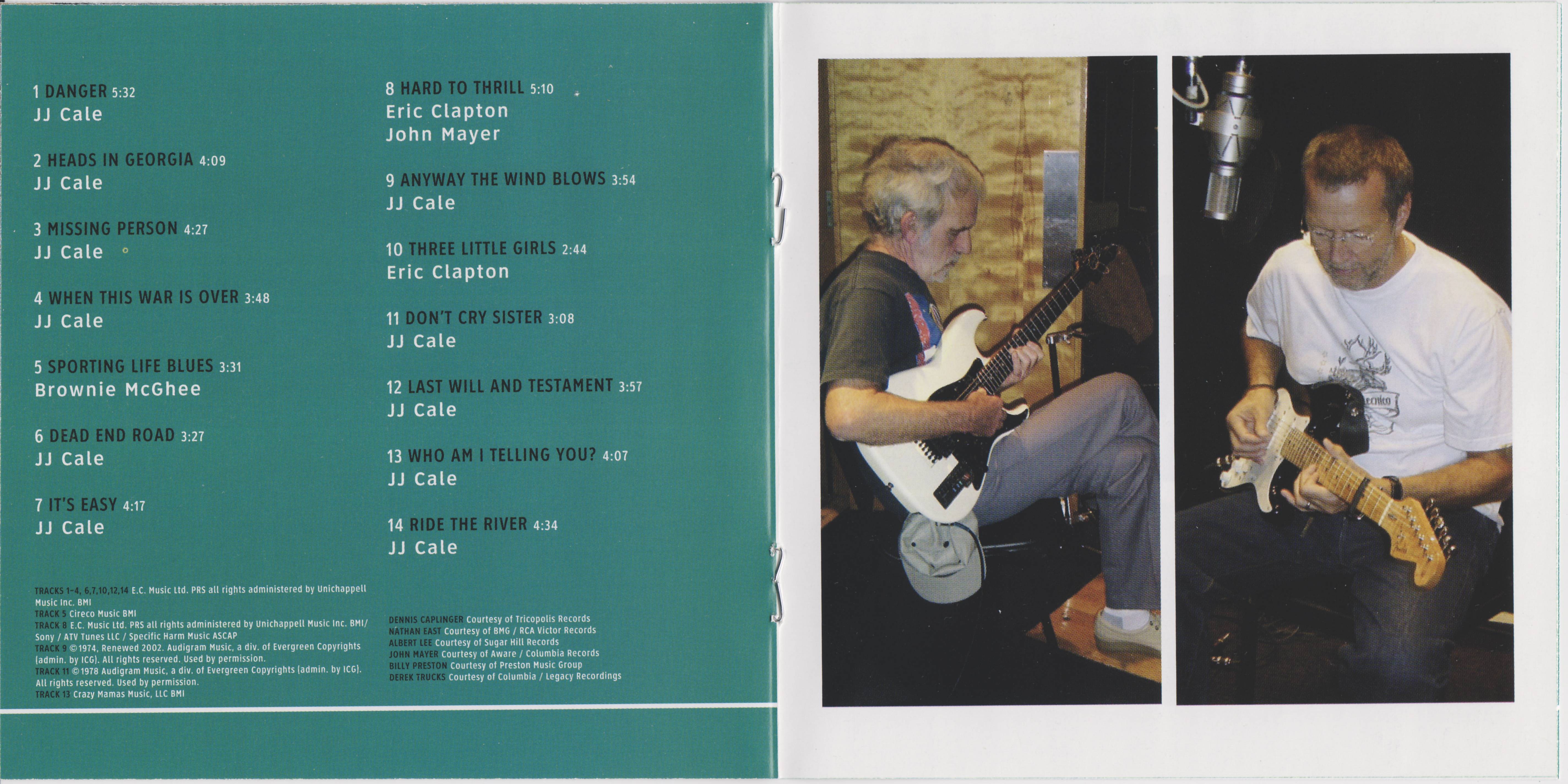 Eric Clapton The Road To Escondido : Booklet 4